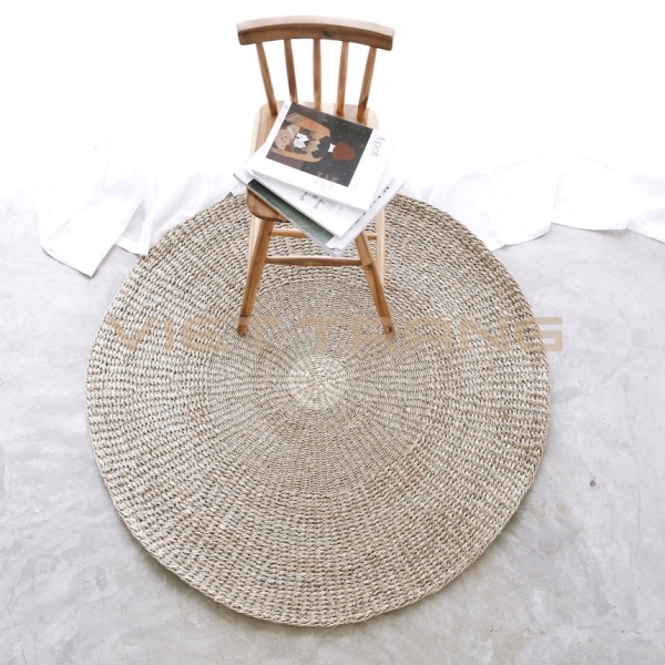 Seagrass round rug